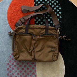 Filson Dryden Ballistic Nylon Briefcase Duffel, Brown, NWOT